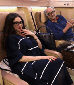 Sridevi with bony Kapoor